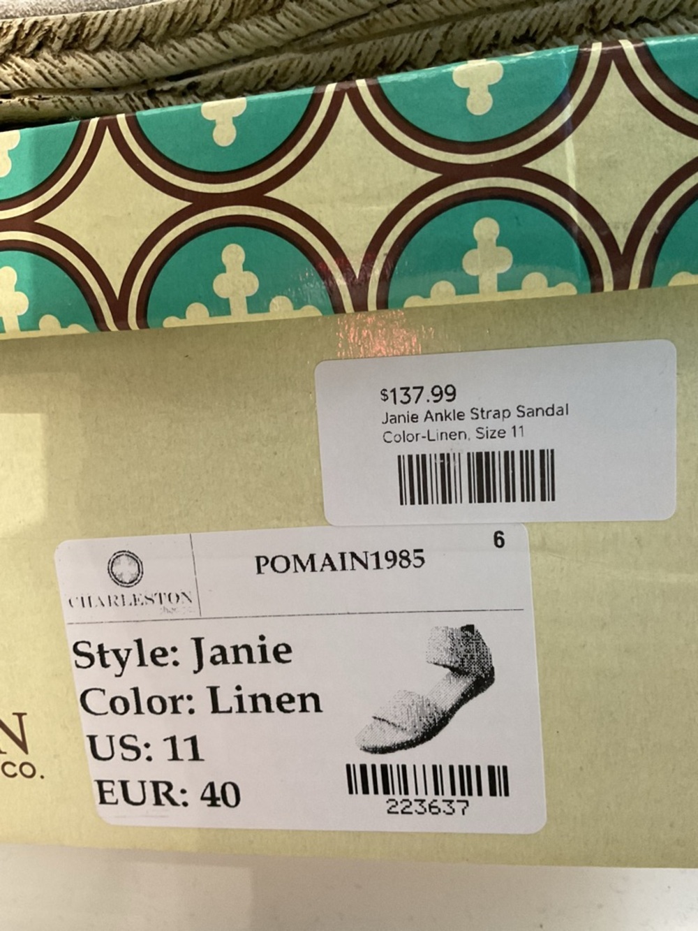 Charleston Shoe Co. 
Janie - Linen - Picture 4 of 4